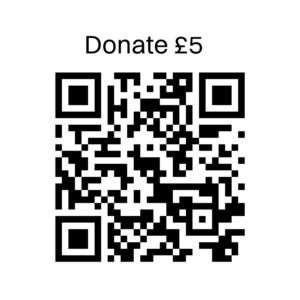QR code to donate £5